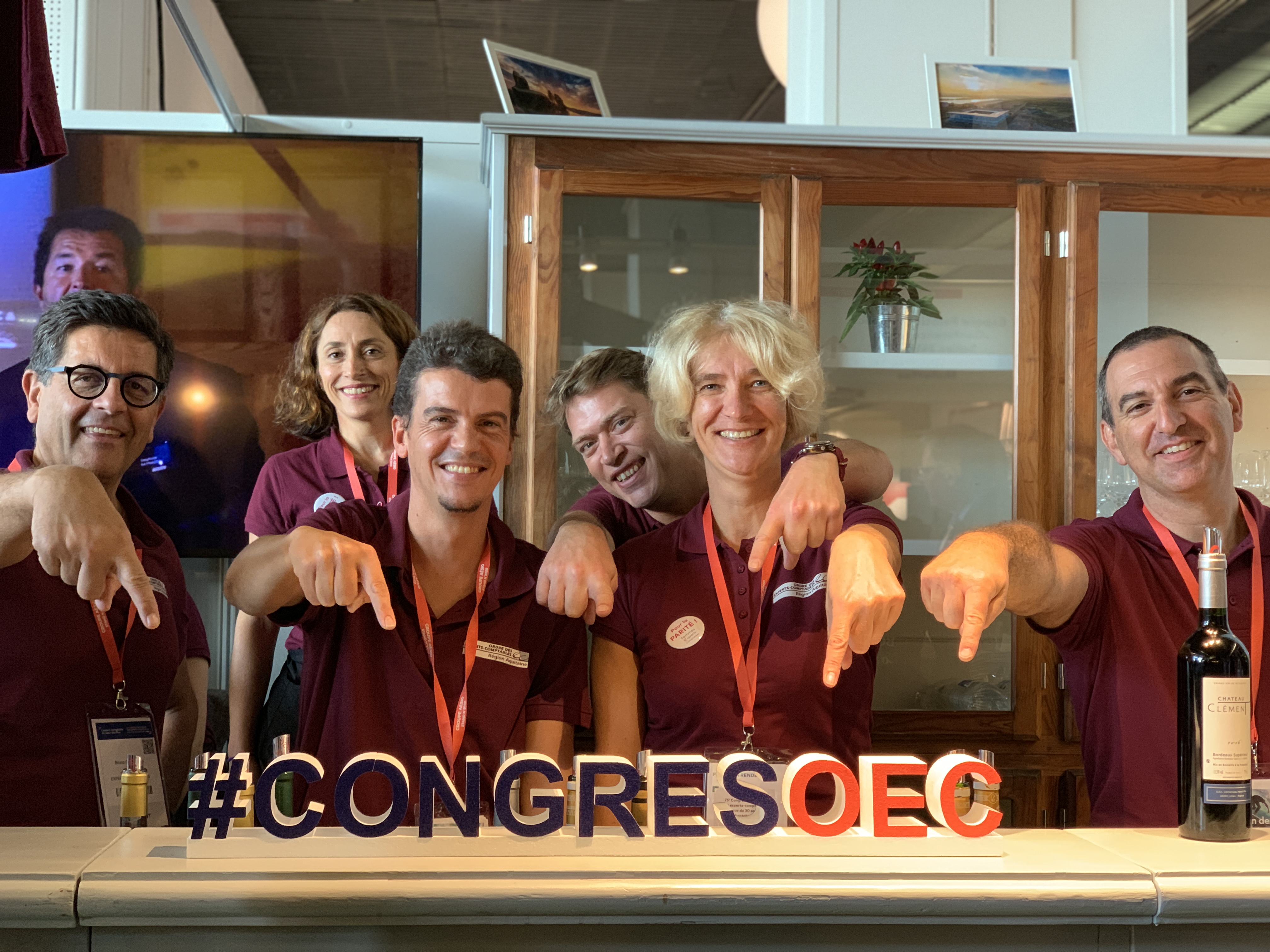 L'équipe #CongresOec des permanents du CROEC Nouvelle Aquitaine